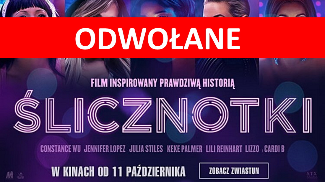 SEANS "ŚLICZNOTKI" ODWOŁANY