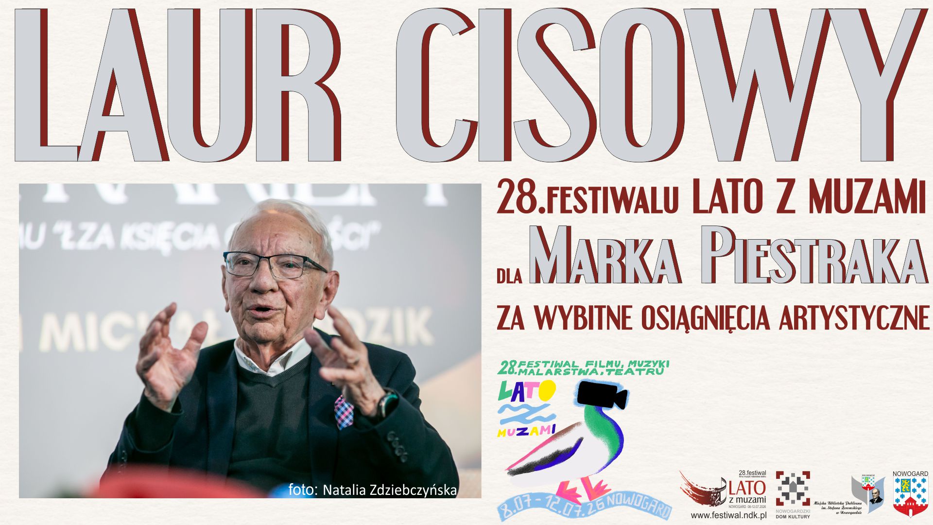 MAREK PIESTRAK LAUREATEM LAURU CISOWEGO 2026